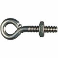 Solid Shelving Eye Bolt 0.5 x 8 in. Zinc Plated, 10PK SO3965686